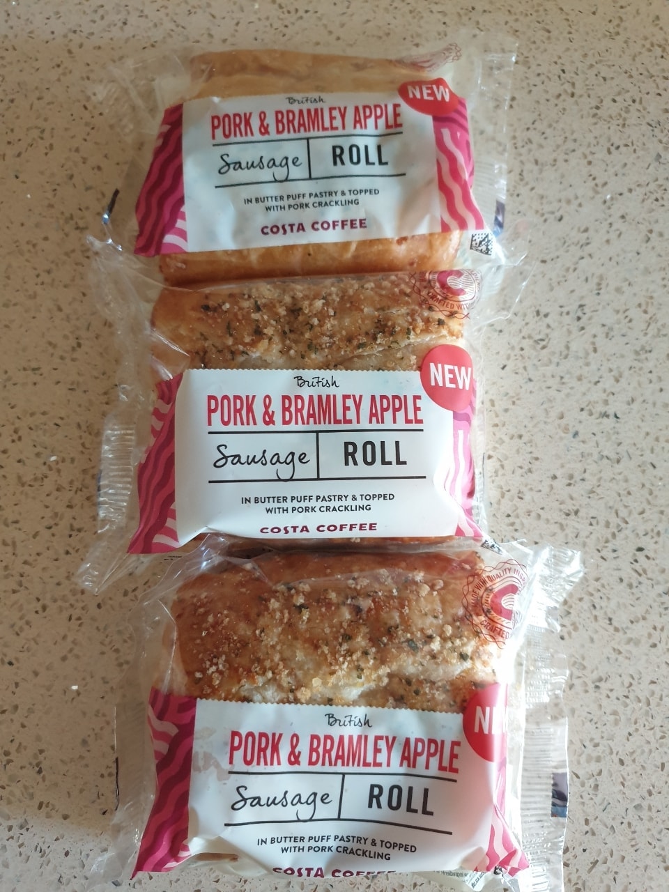 Costa NEW sausage rolls OLIO