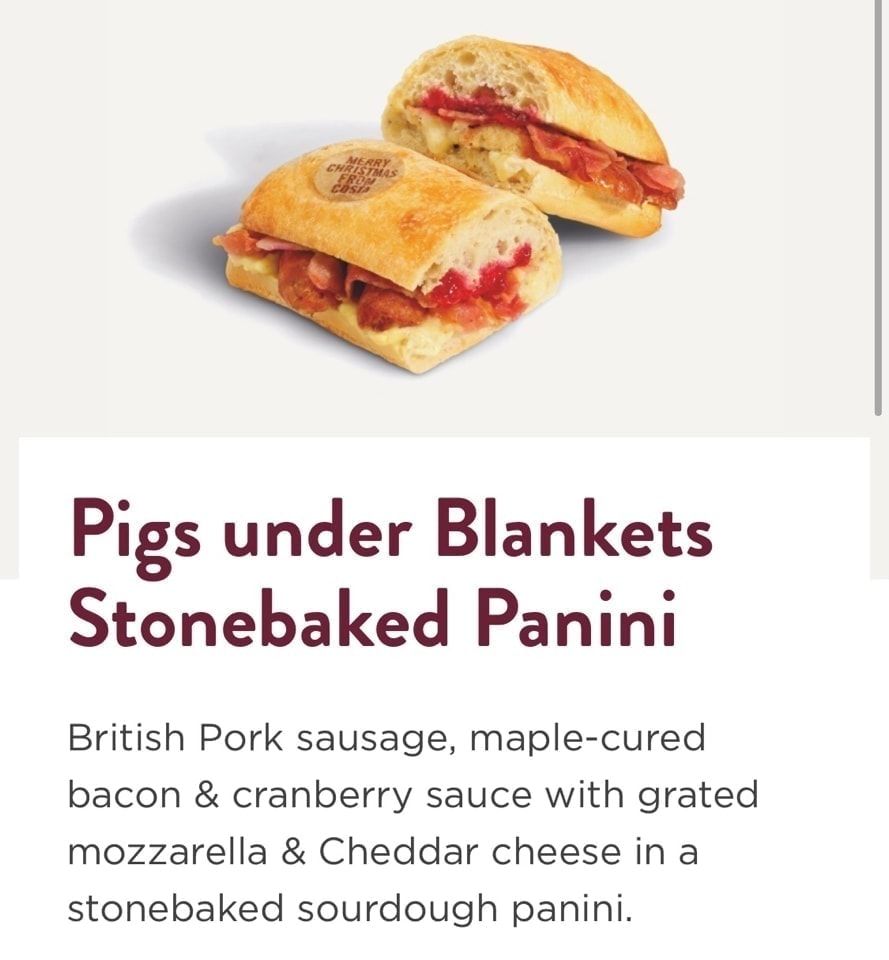 Costa pigs under blankets panini OLIO