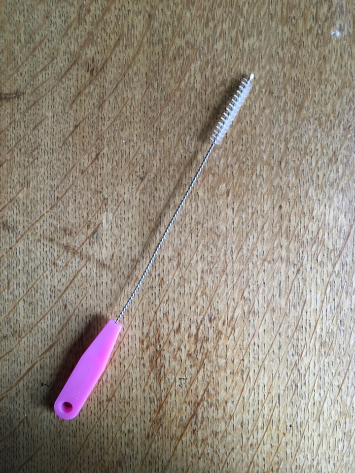 Straw cleaner for reusable straws OLIO