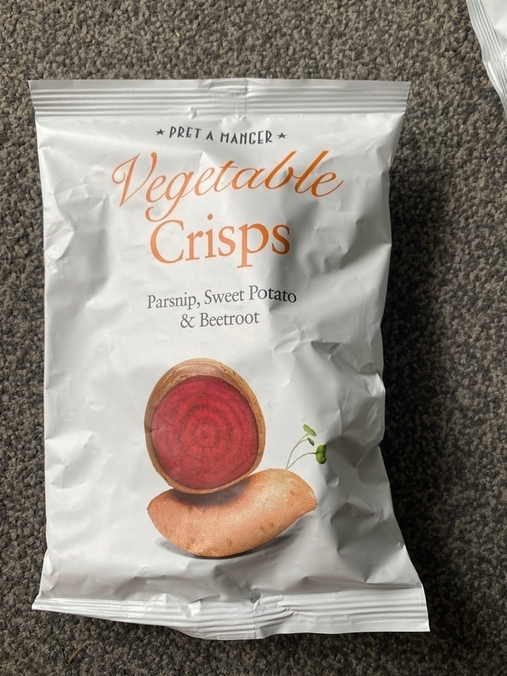 Pret Vegetable crisps OLIO