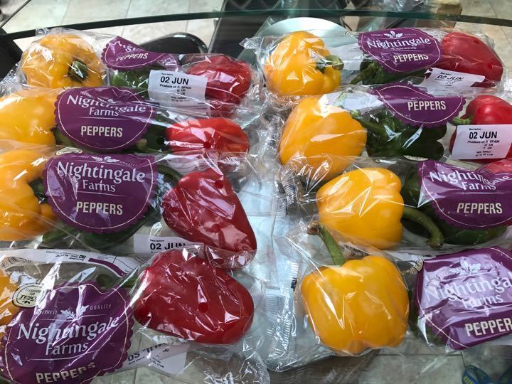 Mixed Peppers from Tesco Alliance OLIO