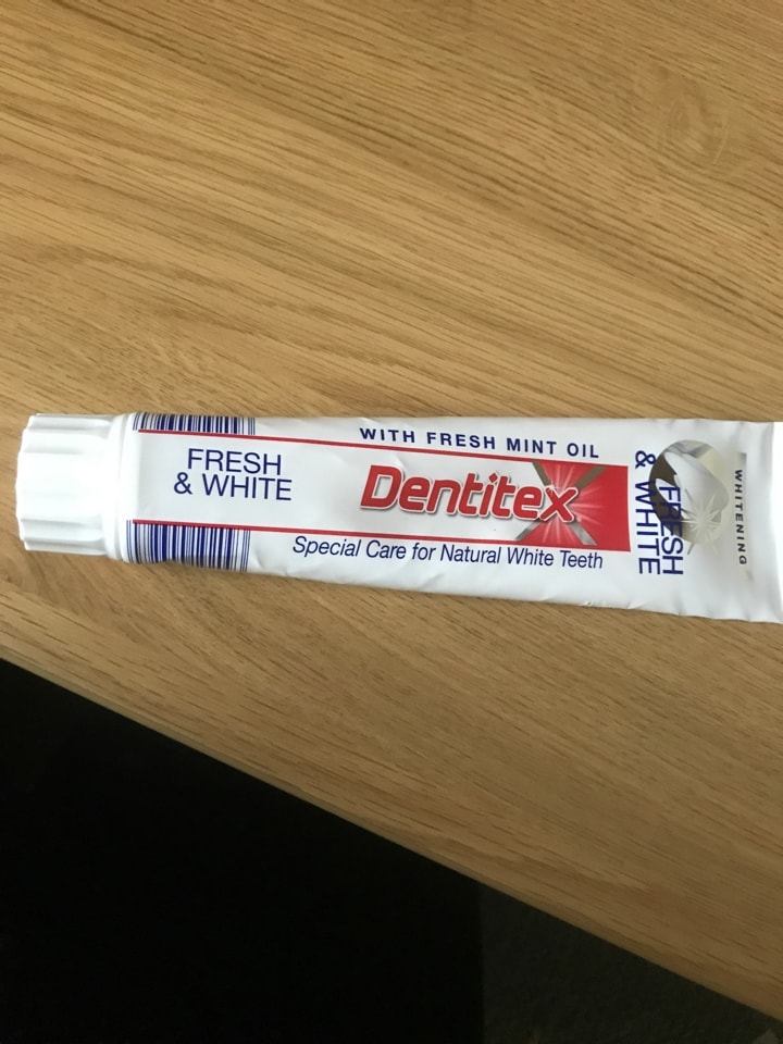 Dentitex tooth paste from Aldi OLIO