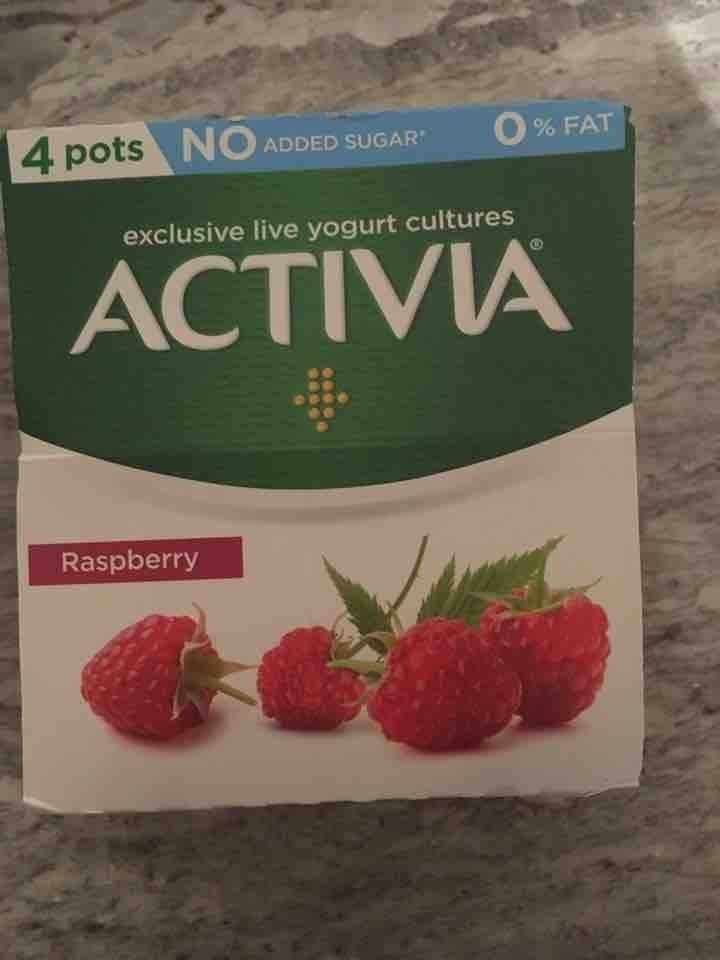 Activia raspberry yogurt OLIO