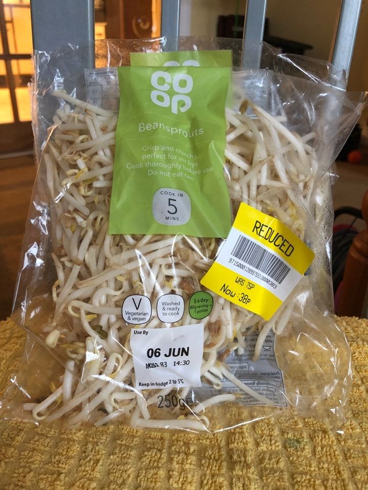 bean sprouts cooked bean sprouts cooked