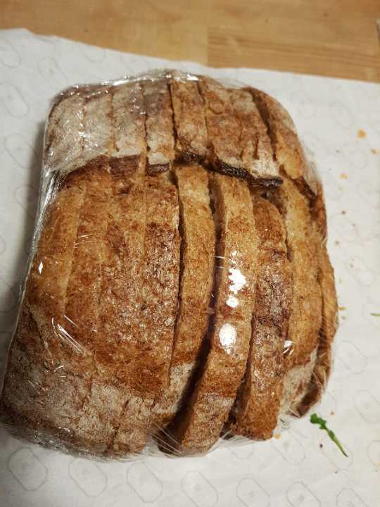 Delicious sliced sourdough bread. OLIO