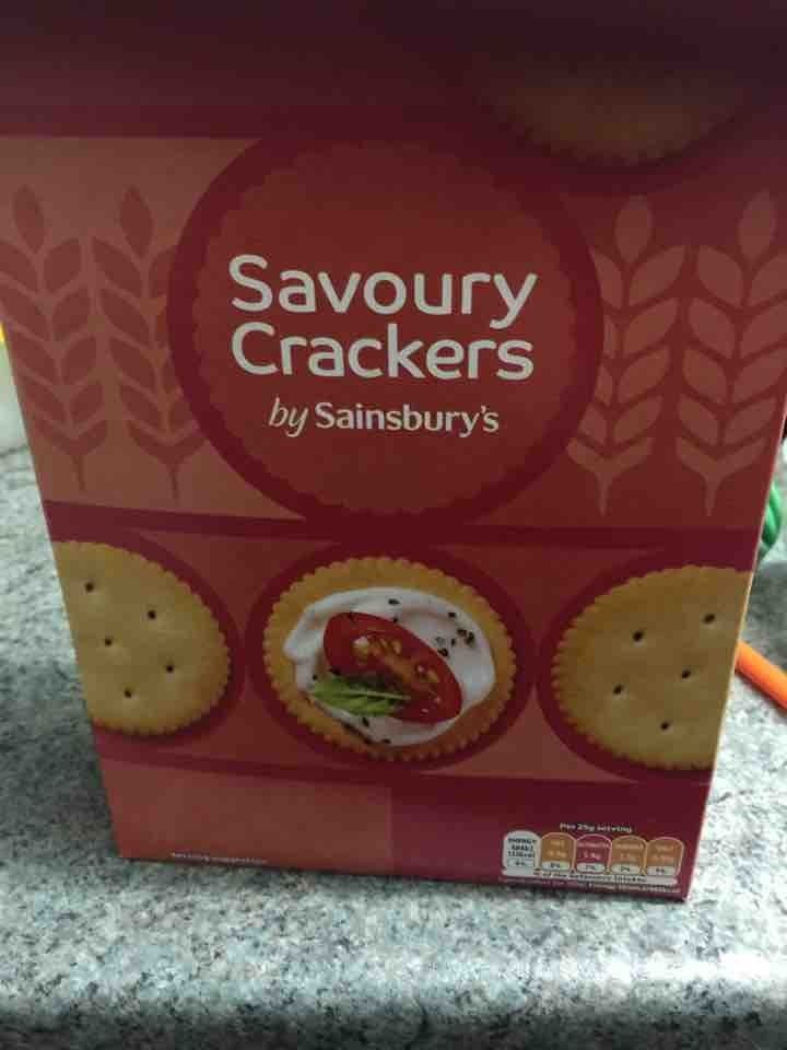 Sainsbury’s Crackers (half box) OLIO