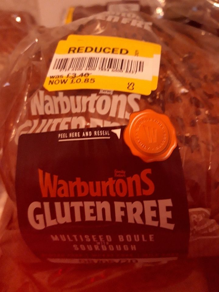 Tesco gluten free brown bread OLIO