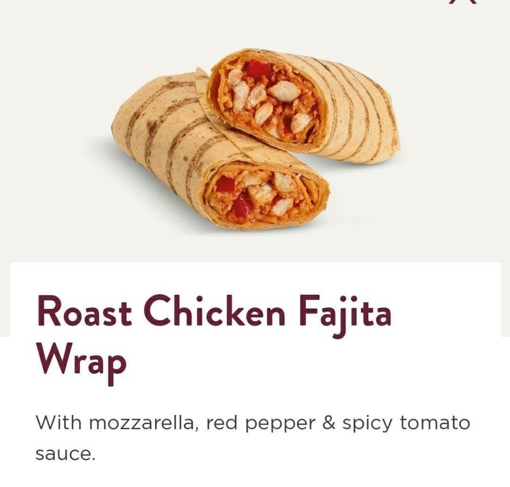 Costa Chicken Fajita Wrap OLIO