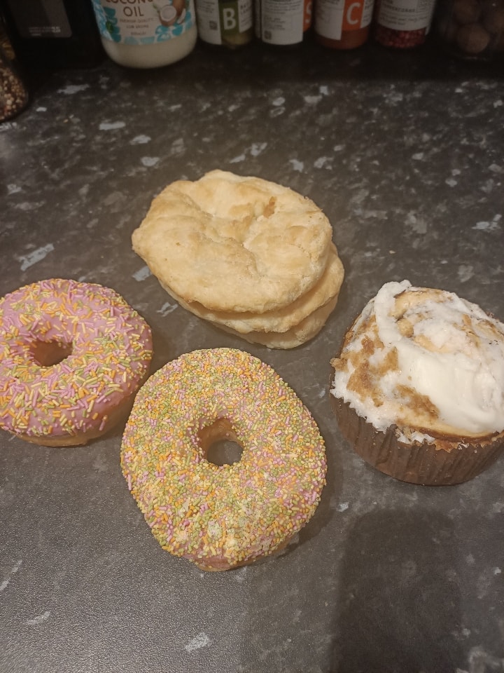 Sweets from Tesco bakery OLIO