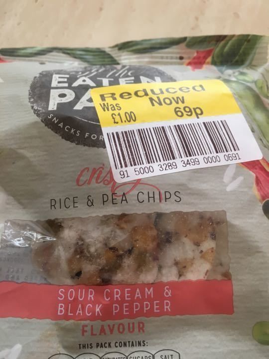 Rice and pea chips 27g OLIO
