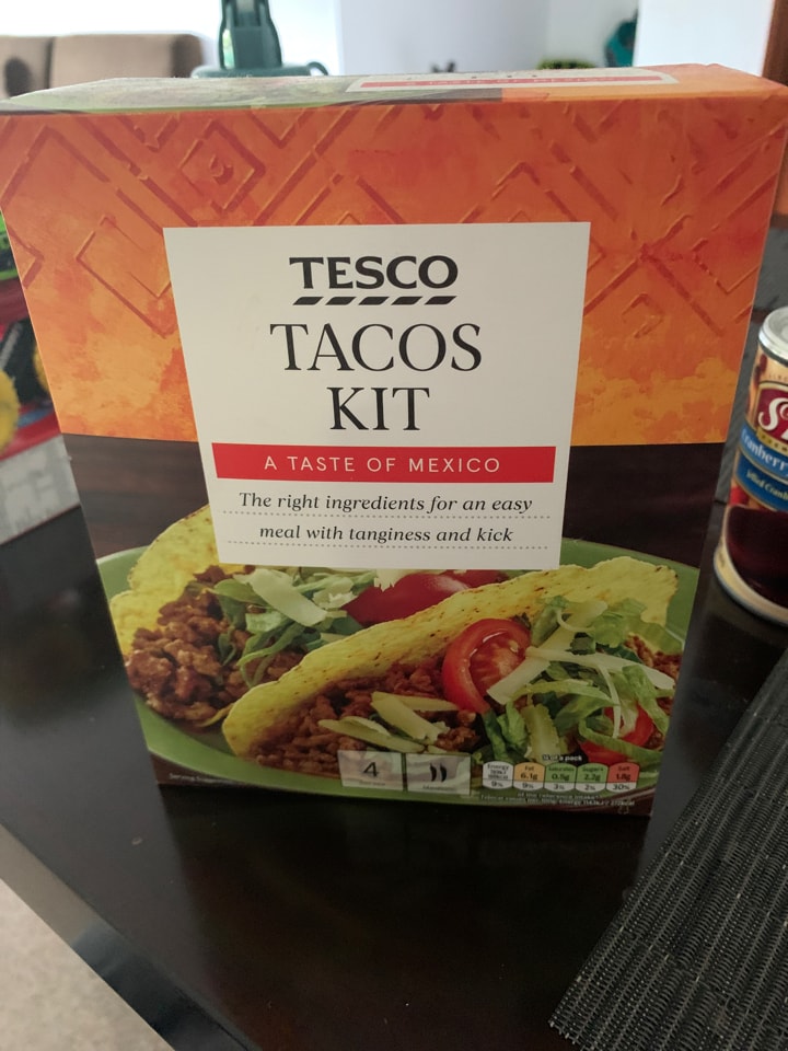 Tesco taco kit OLIO