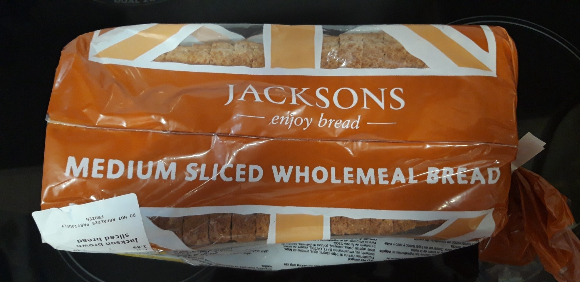 Wholemeal bread (previously frozen) OLIO