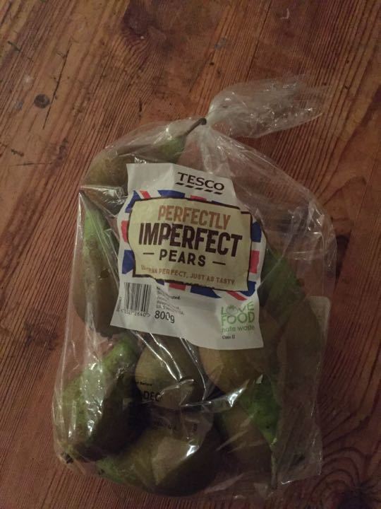 Perfectly imperfect pears from Tesco OLIO