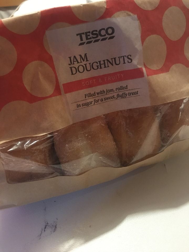 Tesco Jam doughnuts OLIO