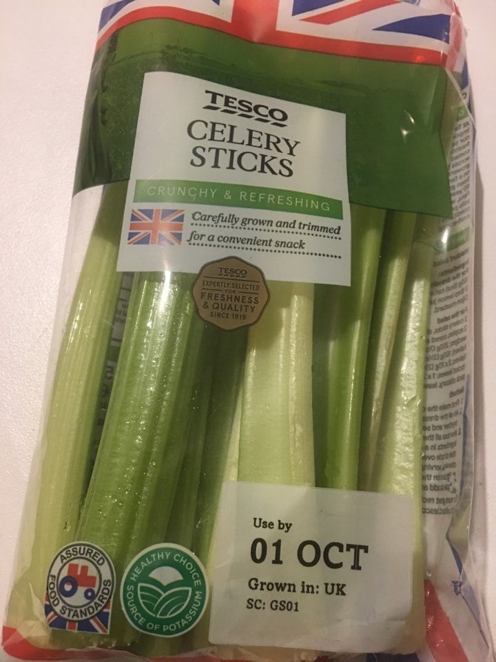 Tesco Celery Sticks OLIO