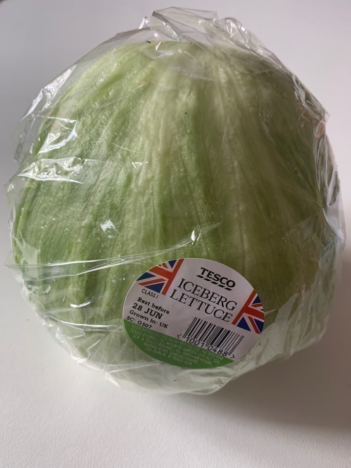 Tesco iceberg lettuce OLIO