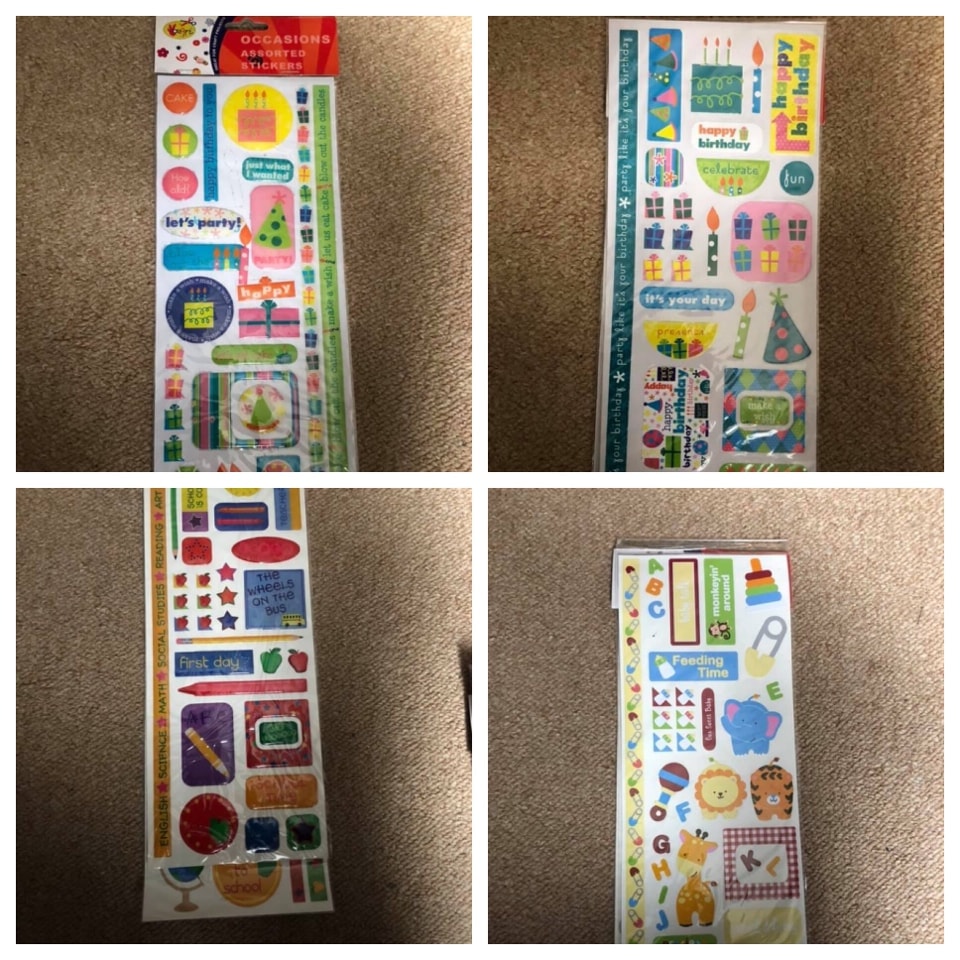 Stickers for crafts or card making OLIO