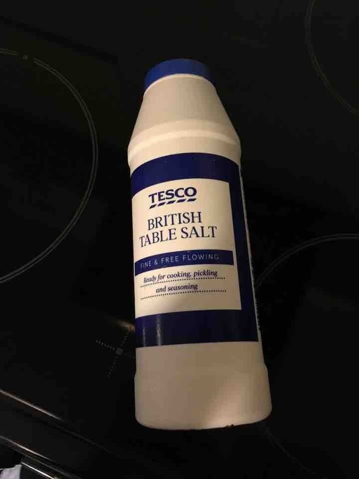 Tesco table salt OLIO