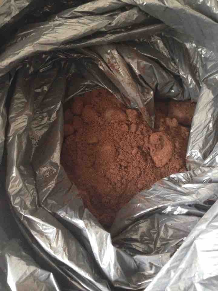 Filtered organic coffee for plant fertiliser OLIO