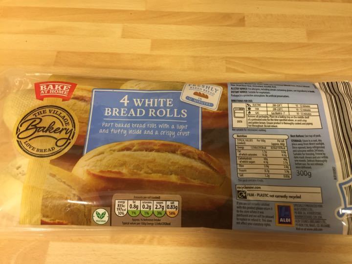 Part baked bread rolls OLIO