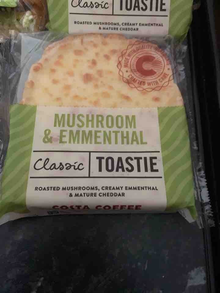 Mushroom and emmenthal toastie OLIO