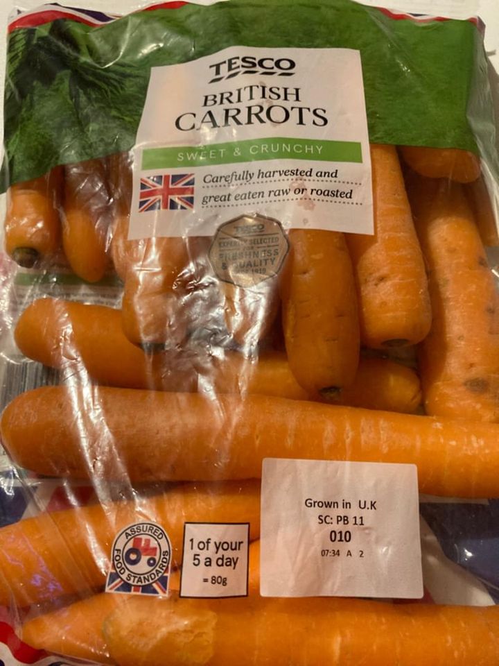 Tesco British Carrots OLIO