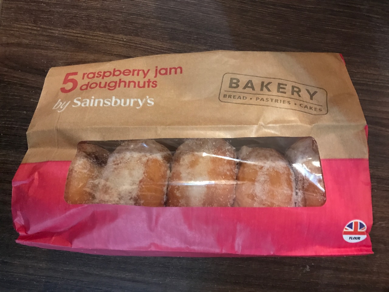 Jam doughnuts x 5 OLIO