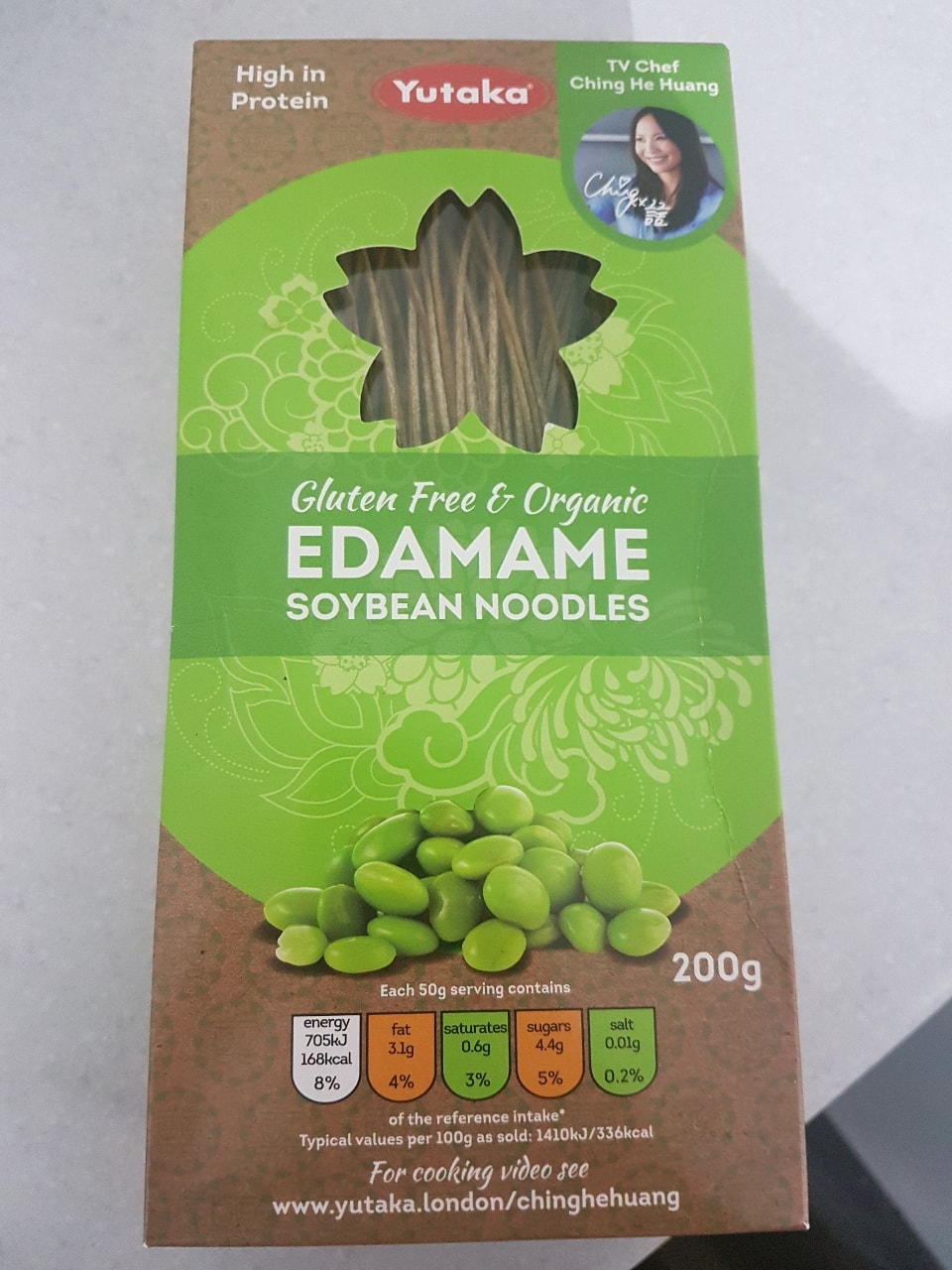 Edamame soybean noodles gluten free, organic, vegan...BBE Oct 2020 OLIO