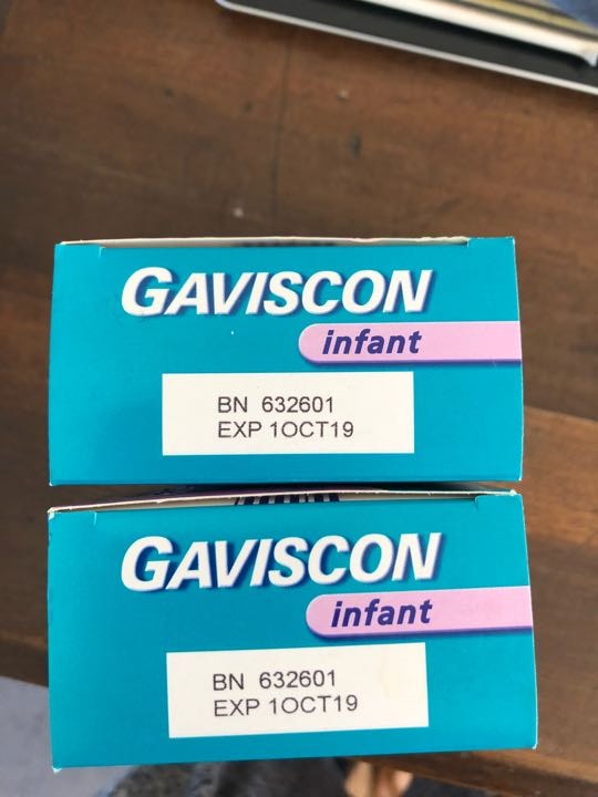 Infant gaviscon 2 boxes OLIO