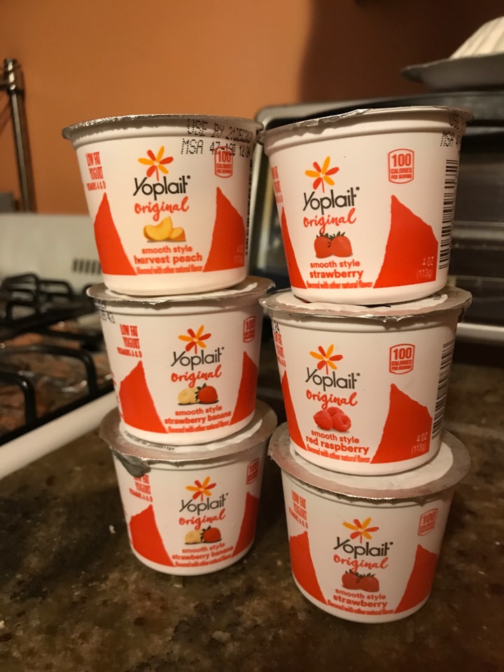 Yoplait yogurt 6 - 4oz