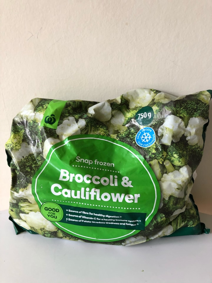 Frozen broccoli/cauliflower mix OLIO