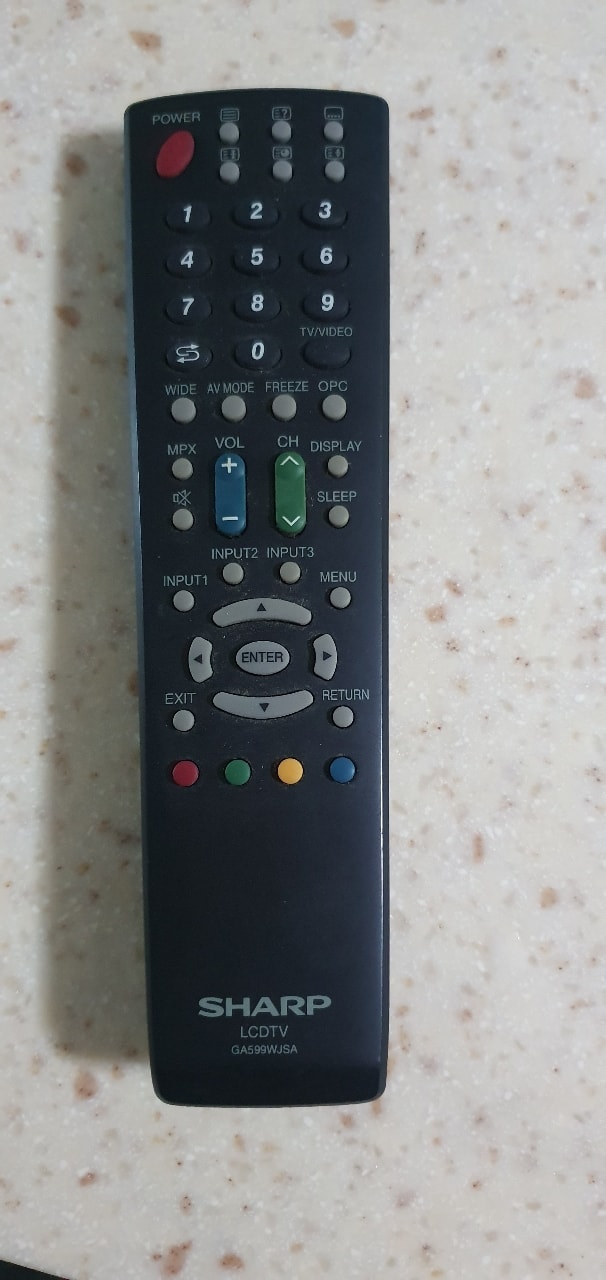 Sharp LCD TV Remote Control