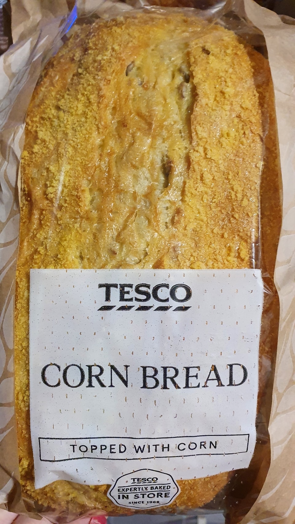Tesco Cornbread Bloomer OLIO