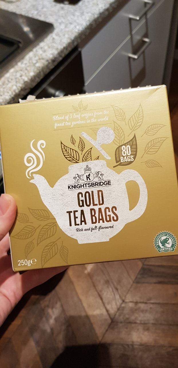 Aldi teabags unopened foil pack OLIO
