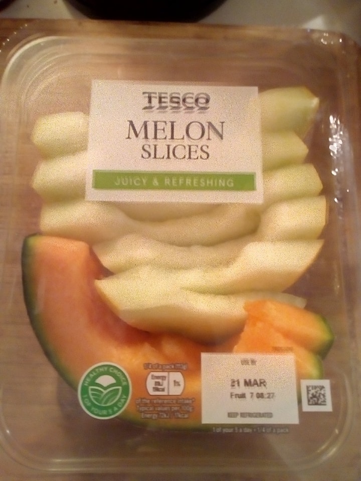 Tesco melon slices OLIO