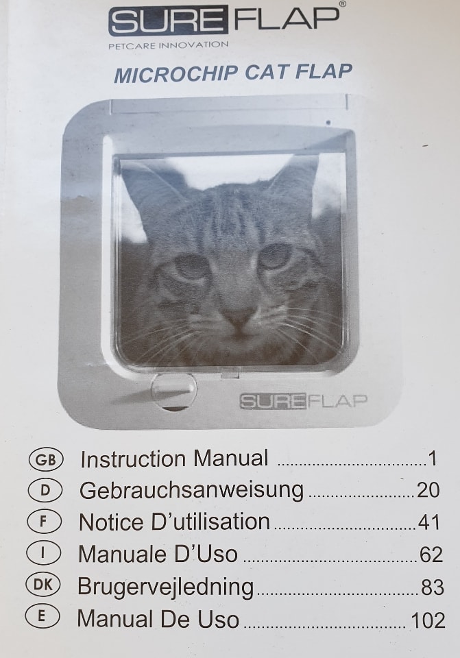 manual cat flap
