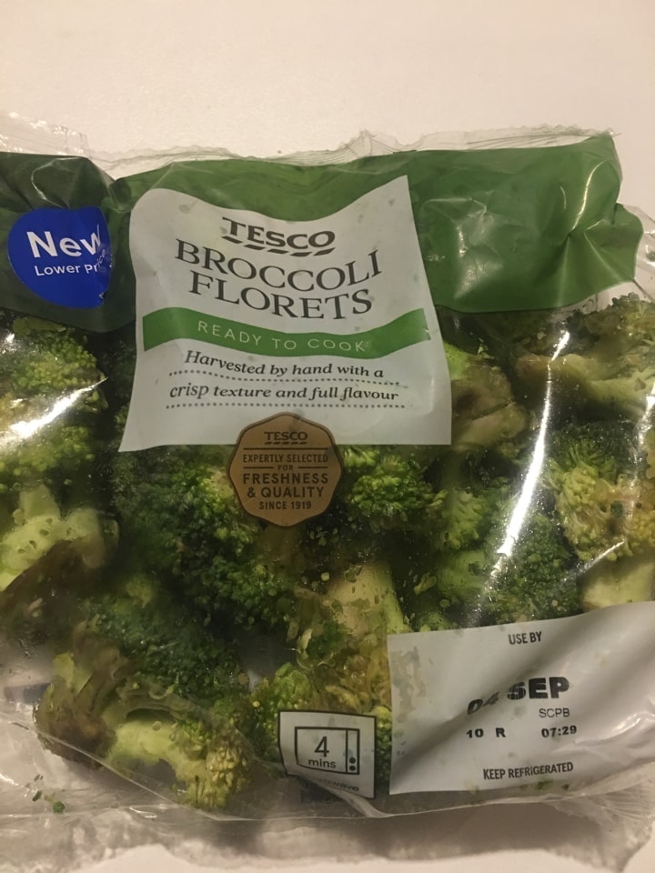 Tesco broccoli florets OLIO