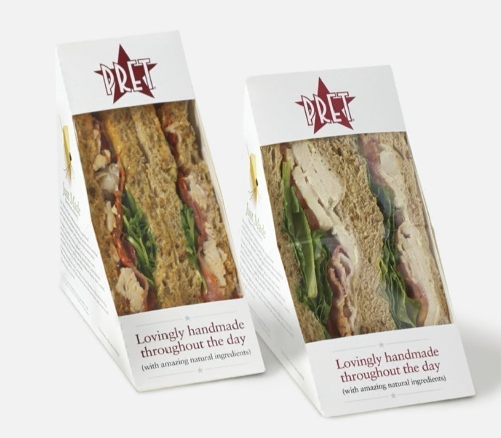 Pret Ham and Cheese Sandwich OLIO