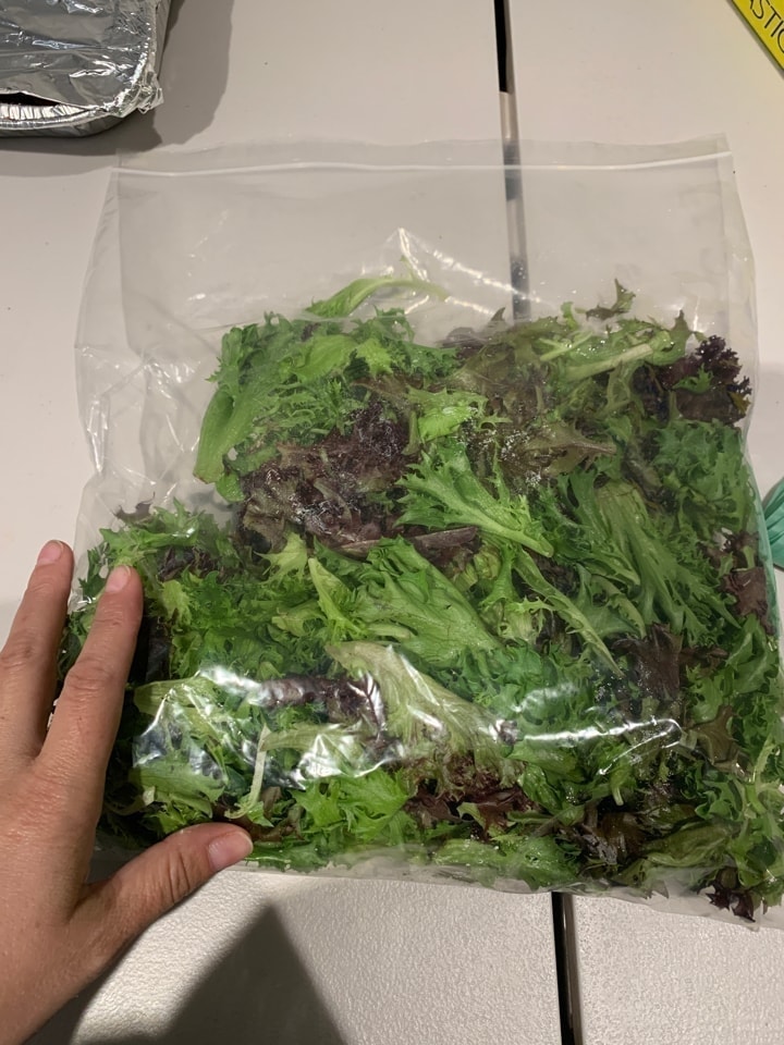 Bag of Mixed Greens OLIO