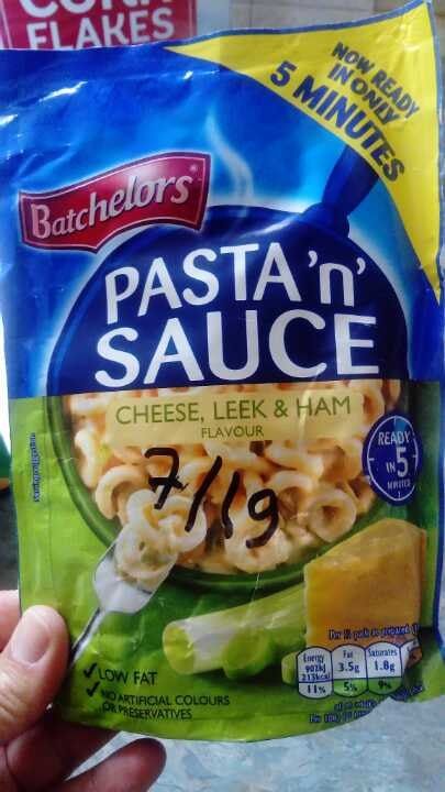 Pasta n sauce cheese, leek and ham flavour OLIO