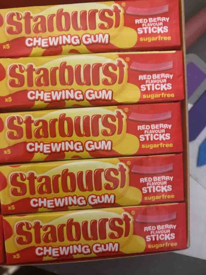 Starburst chewing gum (10 packs/person) OLIO