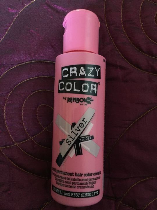 Crazy Colour Hair Dye Silver Olio
