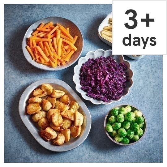 Tesco prepared fresh vegetables OLIO