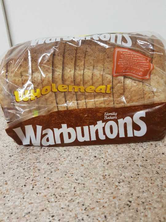 Warburtons wholemeal (small loaf) OLIO