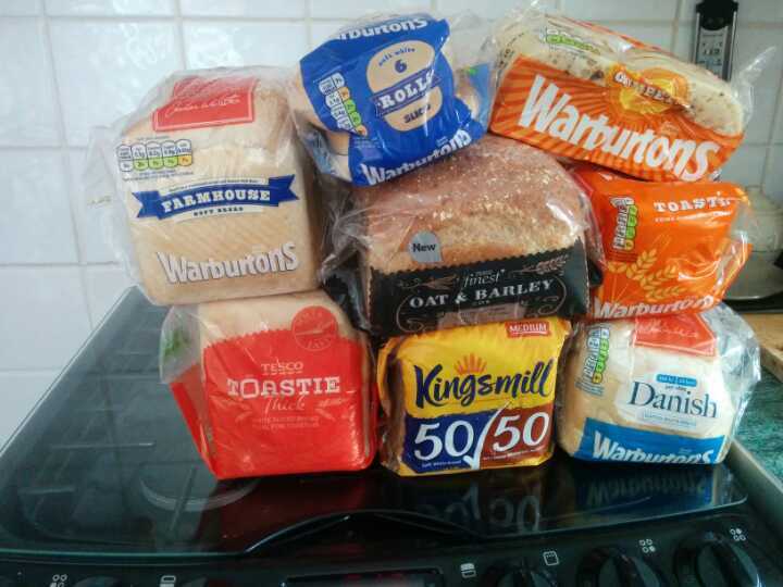 Loaves of bread can be frozen OLIO