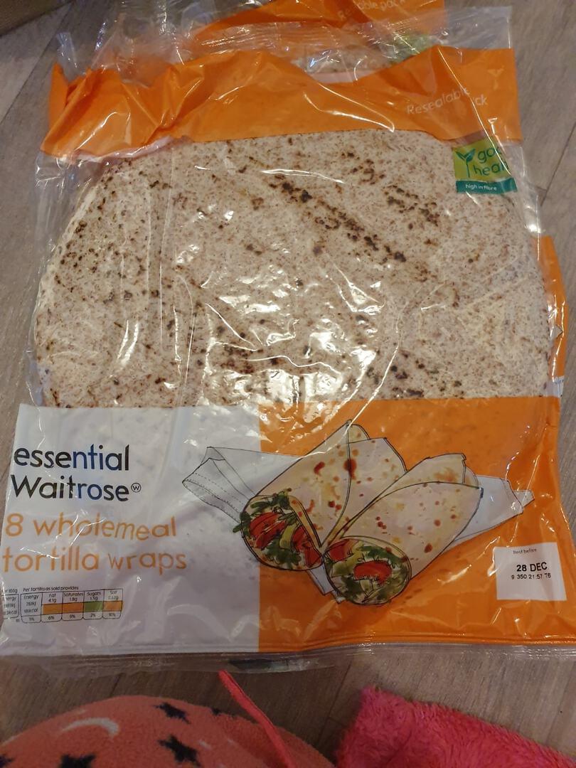 Wholemeal tortilla wraps OLIO