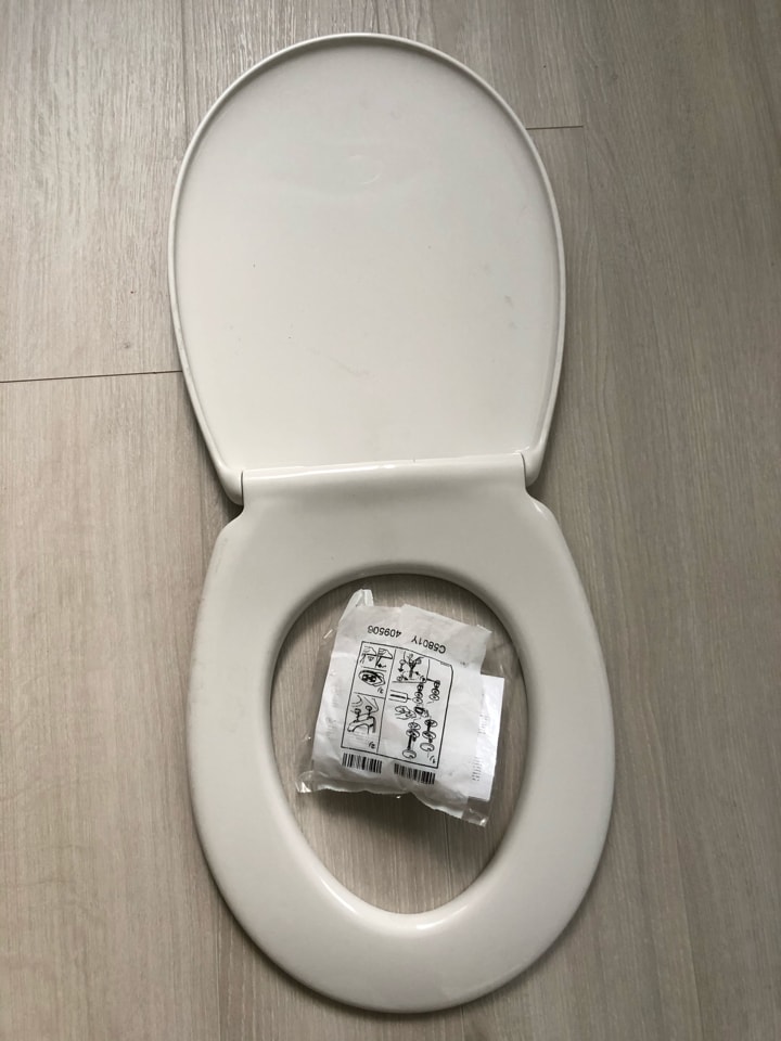 Victoria plum universal thermoplastic toilet seat with soft close lid