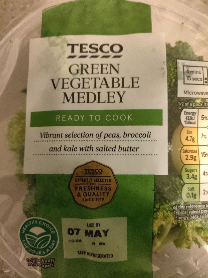 Tesco Veg medley OLIO