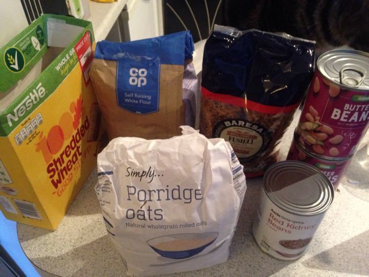 Selection of Store Cupboard Foods OLIO