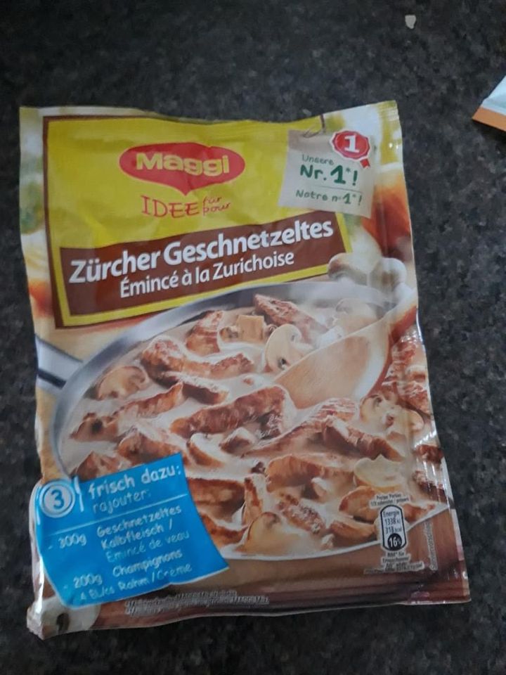 MAGGI ZURICH STYLE SAUCE BB 05/18 OLIO